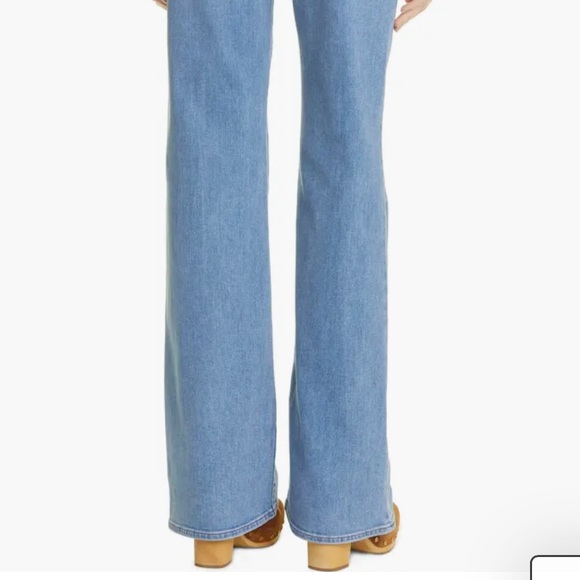 Veronica Beard Crosbie Wide Leg Jeans in Amethyst - Picture 2 of 4